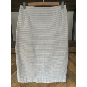 MM Lafleur The Cobble Hill Jacquard Pencil Skirt - 6